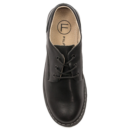 Shoes Loafers Filippo black leather