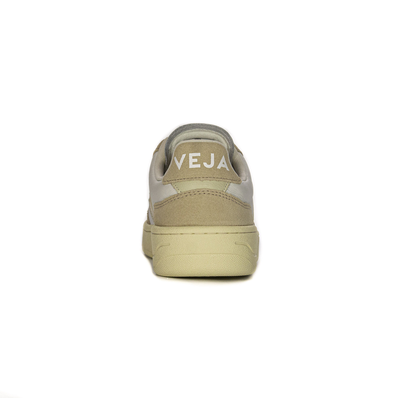 Veja Sneakersy damskie skórzane White Pierre biało - beżowe