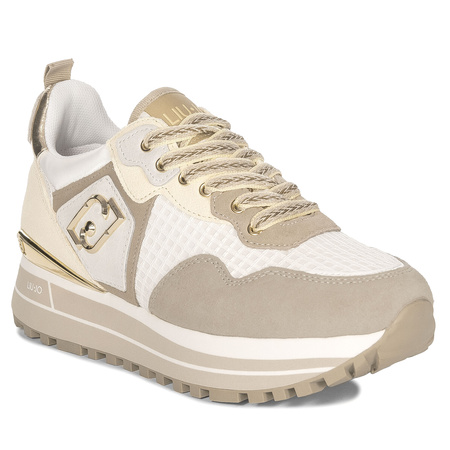Liu Jo Women's Platform Sneakers Beige&Yellow