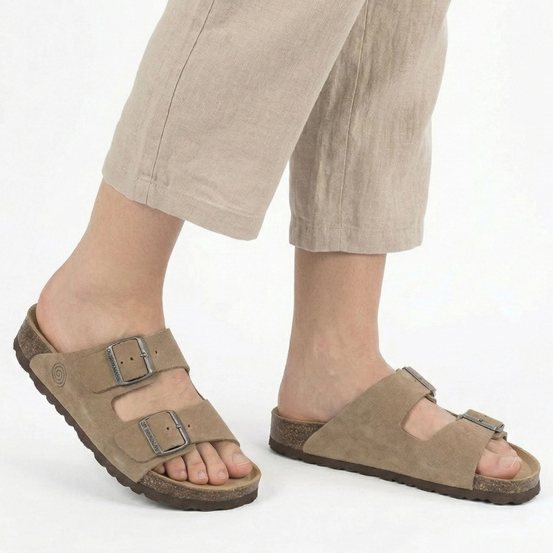 Dr. Brinkmann Leather Anatomical Slides Beige 600134-08