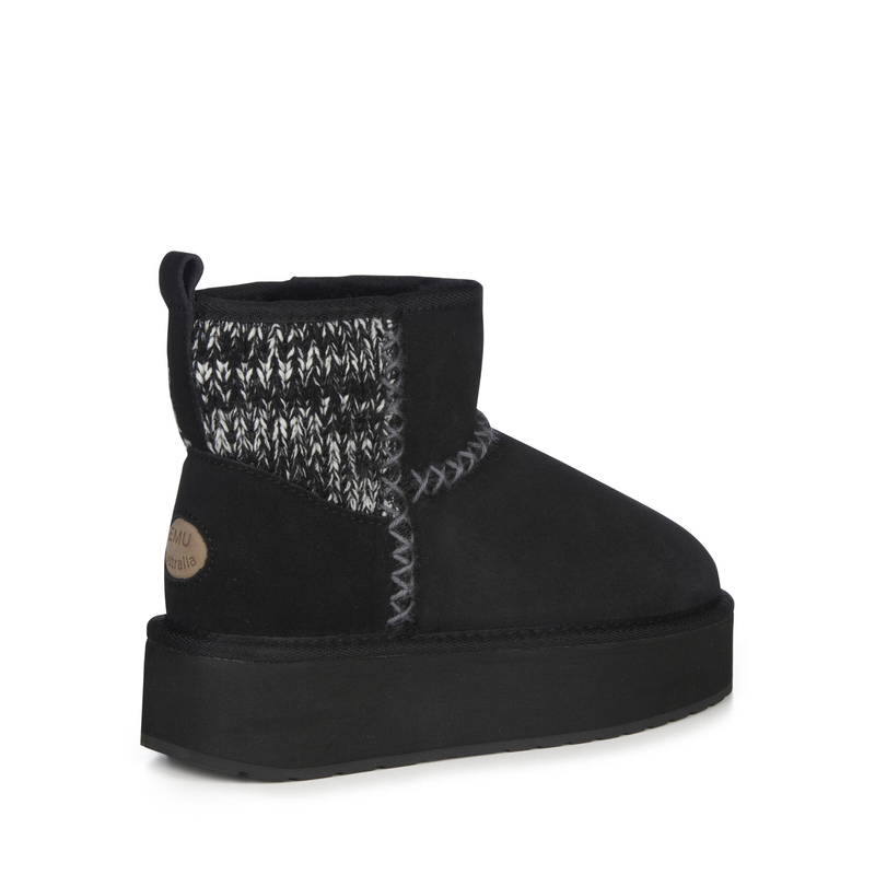 EMU Australia Stinger Knit Flatform W13143 Black