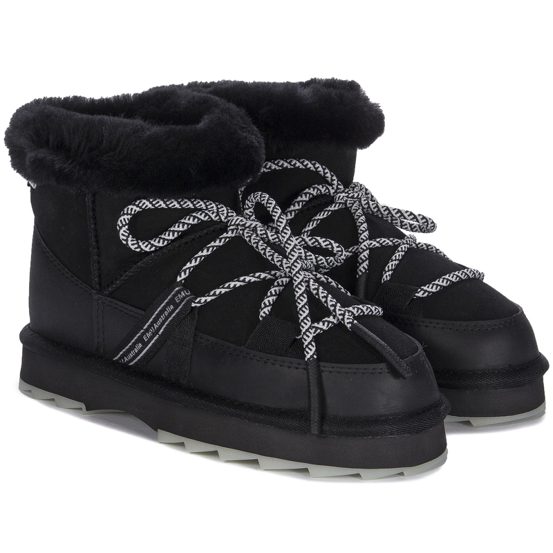 EMU Australia Black Blurred Micro W13129 BLK