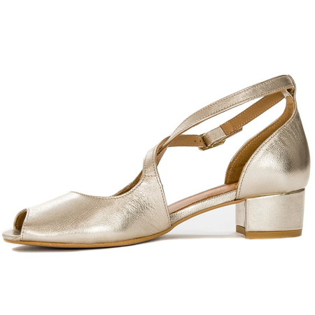 Maciejka 04509-25/00-1 Gold Pumps