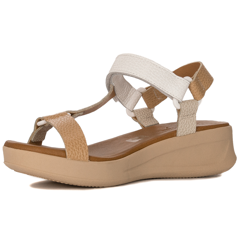 Maciejka Navy Blue Leather Sandals