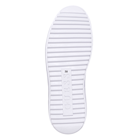Guess Kroko Sneakersy Na Platformie Czekoladowy Brąz FLFD15PEL12-DBR