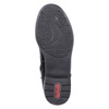 Rieker Sznurowane Botki Damskie Na klocku Ocieplane Czarne 75430-00-BLACK
