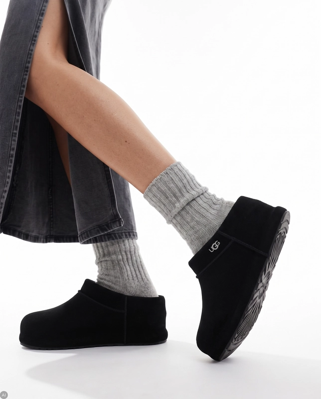 UGG W Enwrap Clog Black 1180254-BLK
