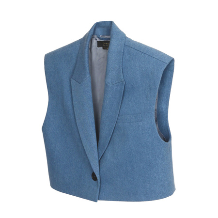Opra Women's Vest Basima Indigo