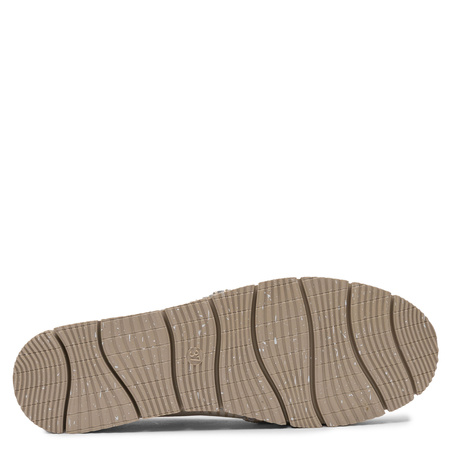 Maciejka Leather Patterned Slip-On Loafers Flexible Sole Beige 03512-72/00-0