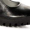  Maciejka Leather Pumps on Block Heel and Platform Black 02629-01-00-1 