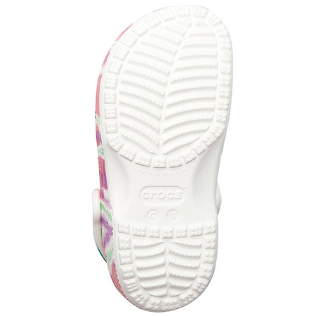 Crocs 205451-6SN Classic Tie Dye Graphic Clog K Fresco Multi Slides