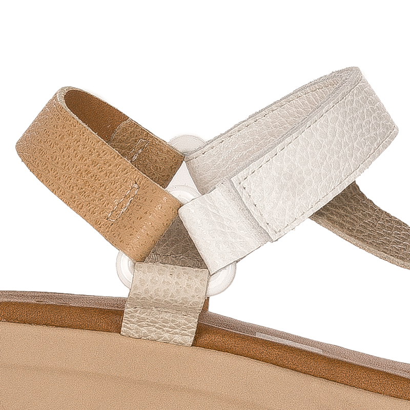 Maciejka Navy Blue Leather Sandals