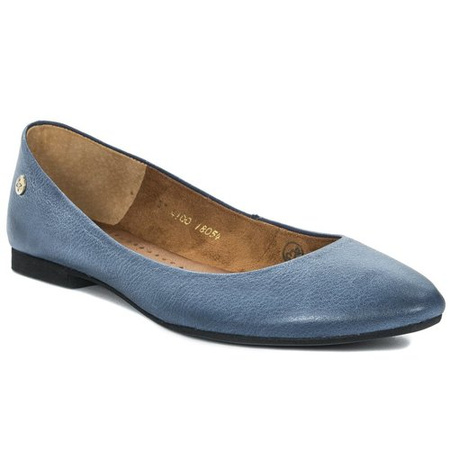 Maciejka 04100-17-00-8 Navy Jeans Ballerina