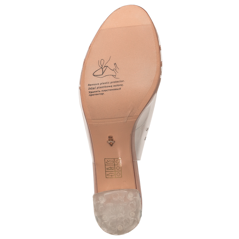 Sca'viola Women's Sandals On A High Heel Nude