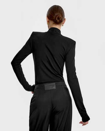 Opra Alia Black High Waist Pants