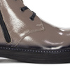 Venezia Women's Beige patent leather boots