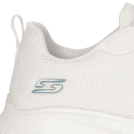 Skechers Sneakersy Damskie 117209-OFWT Białe