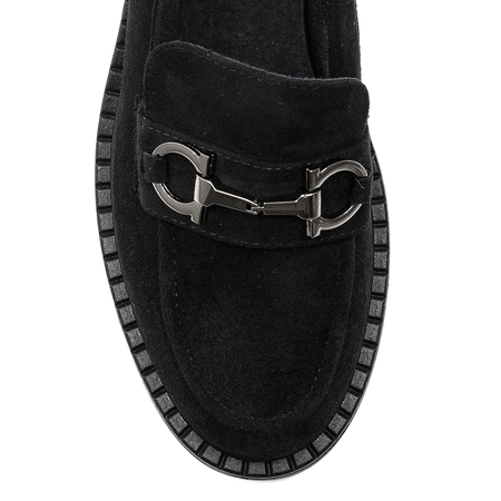 Women's loafers shoes Sergio Leone Black