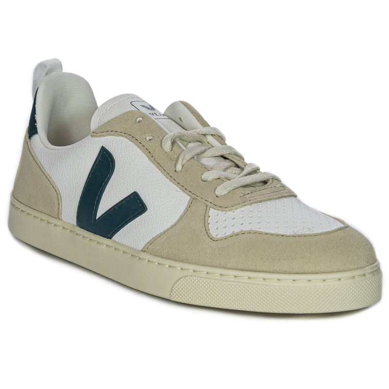 Veja Women's Leather White Brittany Almond Sneakers