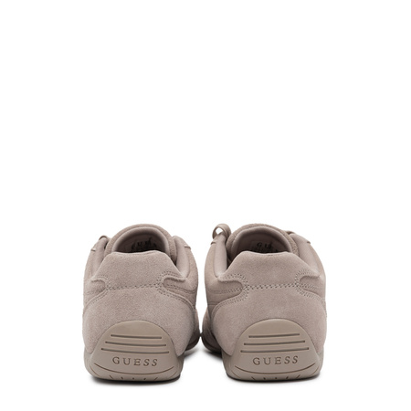 Guess Zamszowe Sneakersy Damskie Niskoprofilowe Sznurowane Beżowe FLPGABSUE12 SAND
