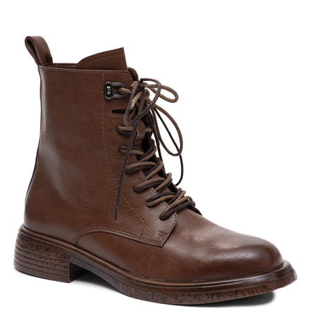 Maciejka Leather Ankle Boots Elegant Women’s Brown K7751-29/00-7