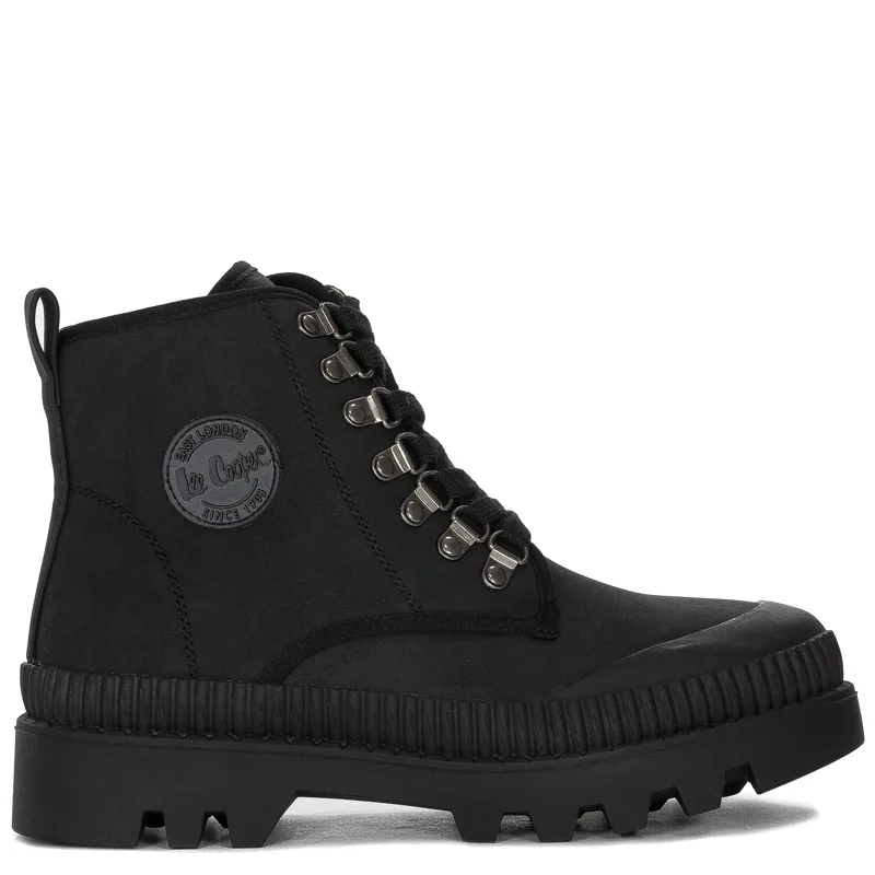 Lee Cooper Buty zimowe trekkingowe damskie Black czarne