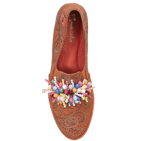 Maciejka Women's Orange Half Shoes 