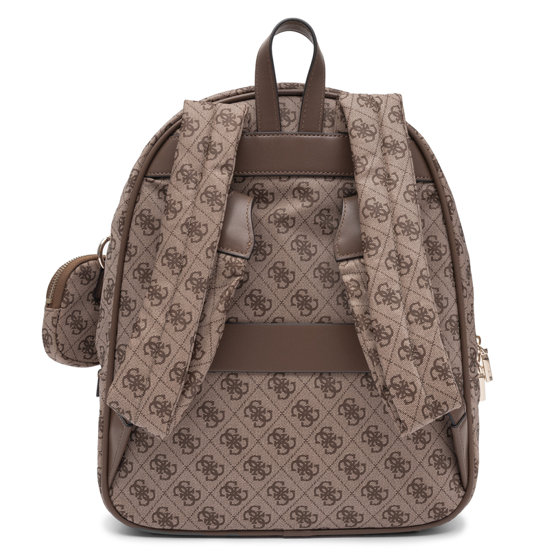 Guess Adrian Logo Plecak Miejski Monogram Beżowy TWNB2168350-CAMEL