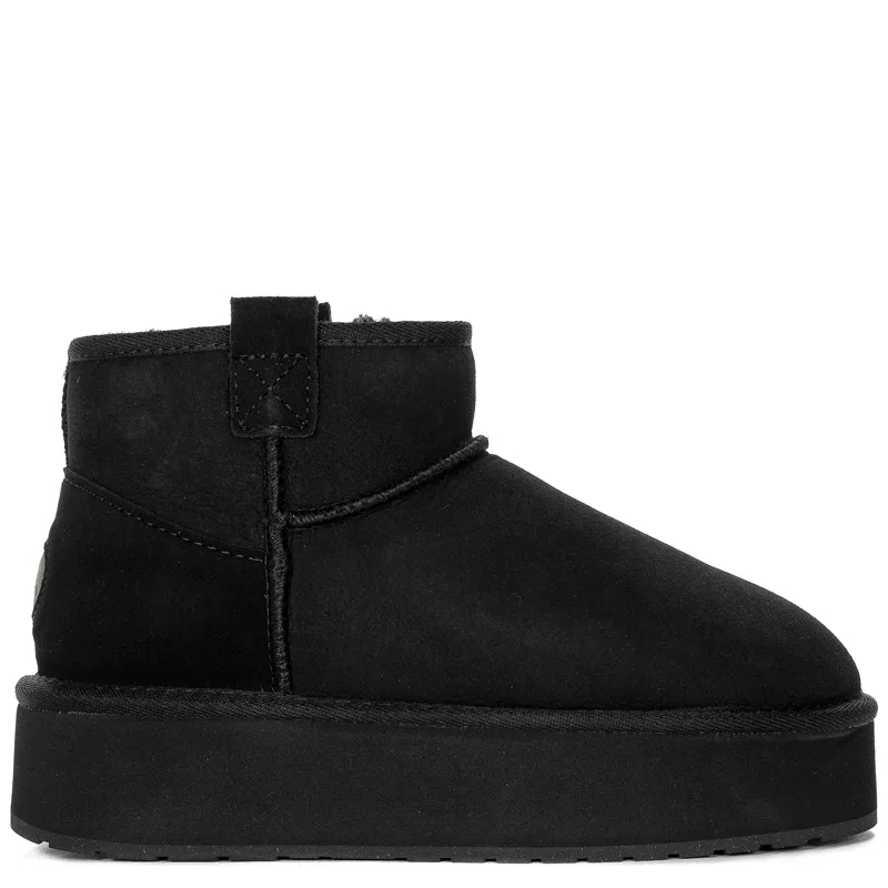 EMU Australia Black Foy Flatform Micro W13073 BLACK