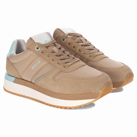 Big Star Women's Beige Half Shoes
