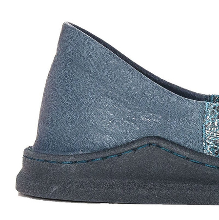 Maciejka 04078-54/00-0 Navy+Grey Flat Shoes