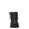 T. Sokolski Leather Platform Ankle Boots Side Zip Black AMI-Z25-430-BLK