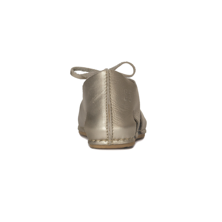 Maciejka Gold Leather Sandals