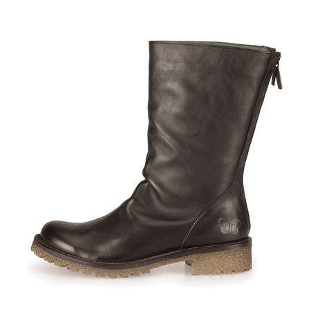Felmini Women's Brown Leather Ankle Boots