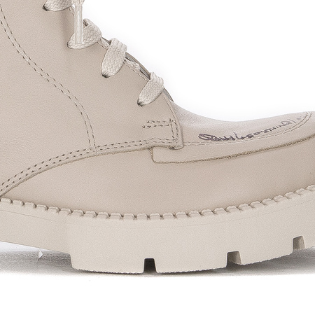 Venezia Beige leather boots