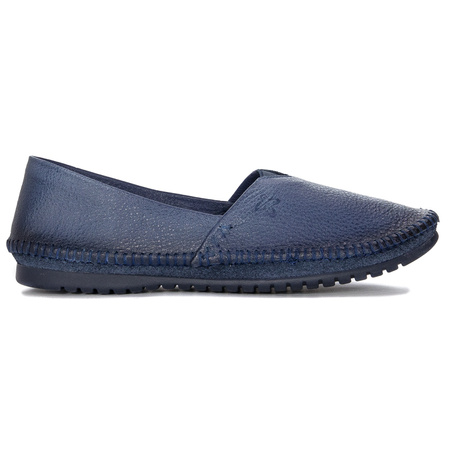 Maciejka 01930-16/00-0 Navy Blue Flat Shoes