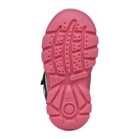 GEOX Children's' insulated Velcro boots Navy Fuchsia