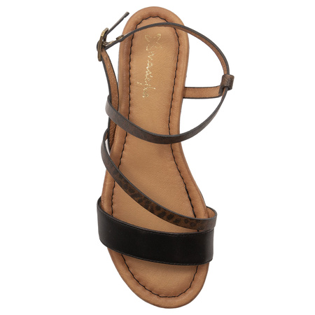 Maciejka Women's Leather Panther Sandals
