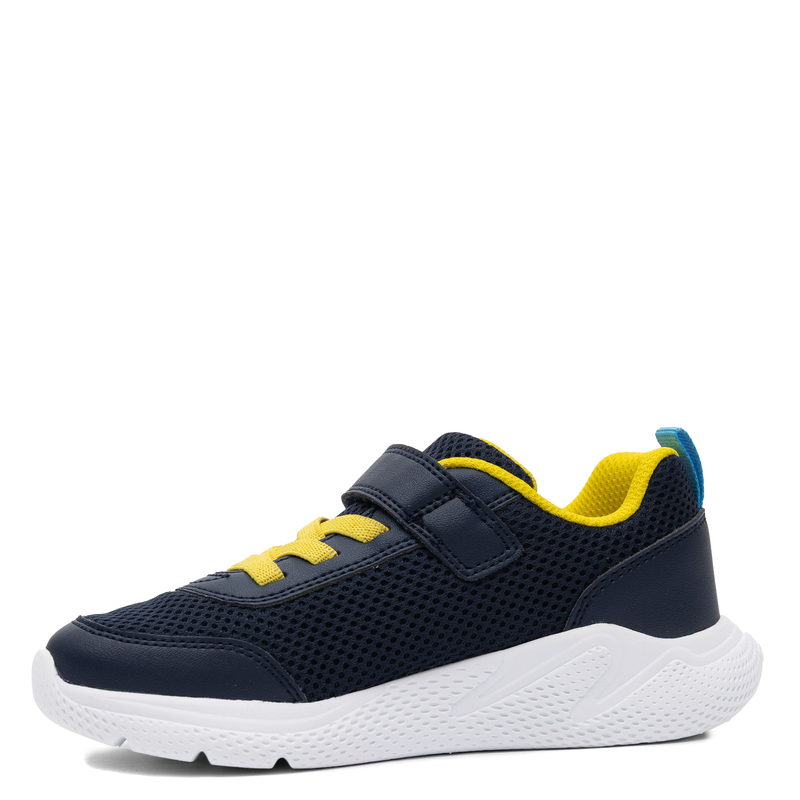 Geox chłopięce oddychające sneakersy z rzepem granatowy J36GBA-C0657