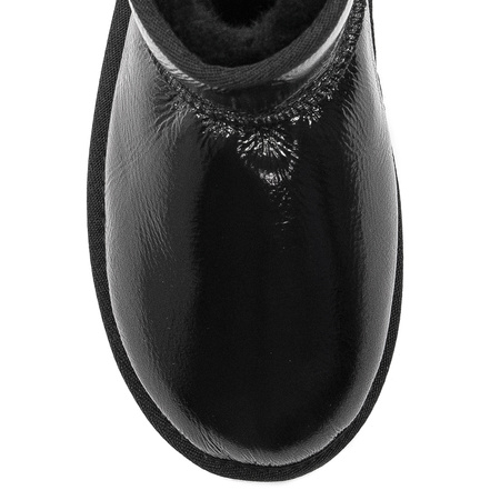 Shoes EMU Australia Black boots for women Aarons Glossy