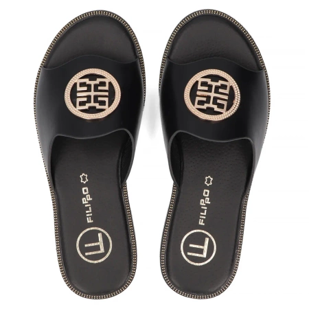Filippo Women's Flip-Flops Black
