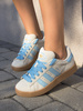 Adidas Campus 00s W Sneakersy damskie beżowo - niebieskie