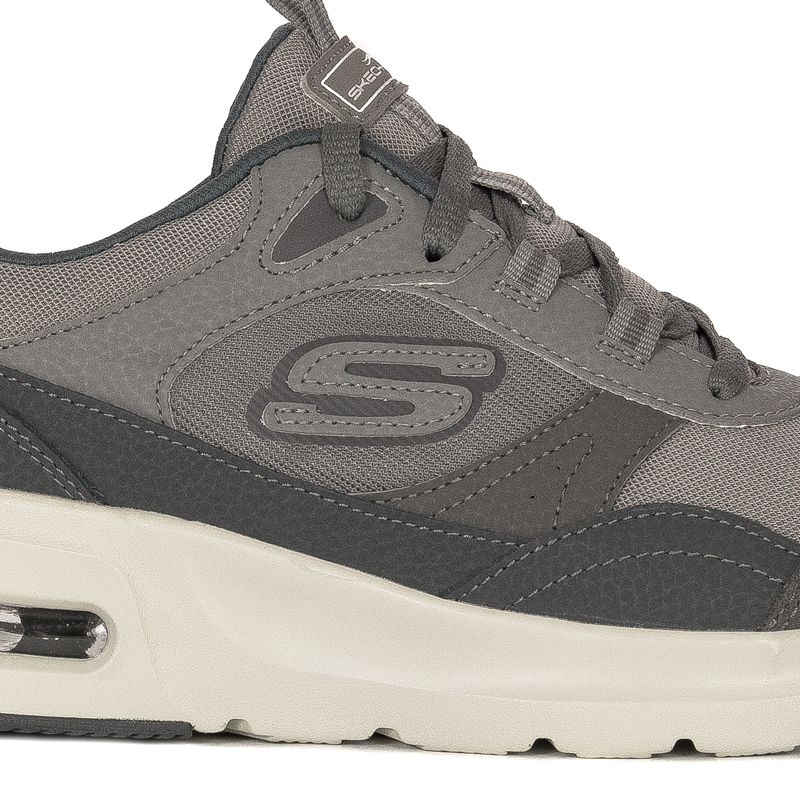 Skechers Sneakersy Męskie 232646-GRY Szare