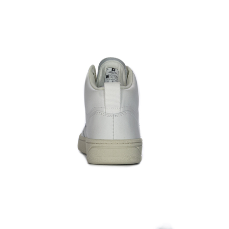 Veja Sneakersy damskie skórzane wysokie White Black białe