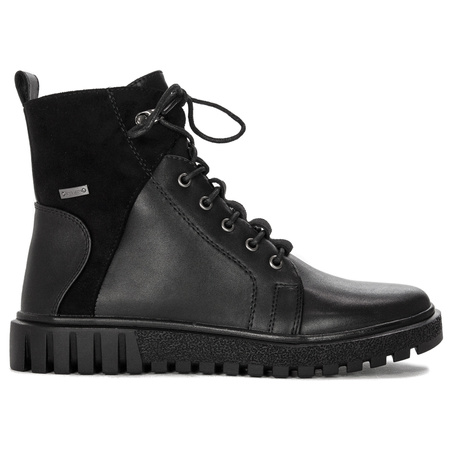 Sergio Leone Women's black insulated boots ankle