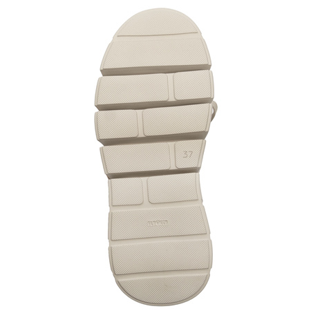 Maciejka skórzane półbuty damskie na platformie wielokolorowe 06891-18/00-8