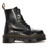 Dr. Martens Botki glany damskie skórzane Jadon Black czarne