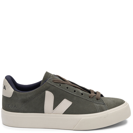 Veja Sneakersy damskie skórzane zamszowe Mud Pierre zielone