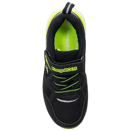 Sneakersy Kangaroos 18755-5062 Jet Black/Neon Yellow