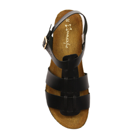 Maciejka Women's Leather Sandals Black